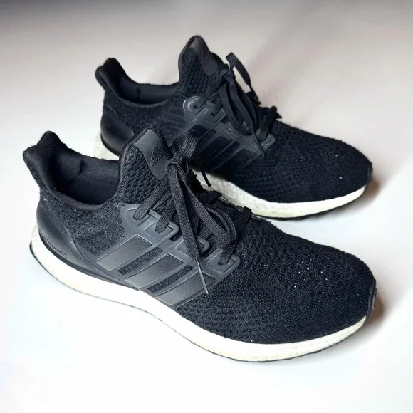 Adidas Men’sUltraBoost DNA Running Shoes Black / White Size- 8.5